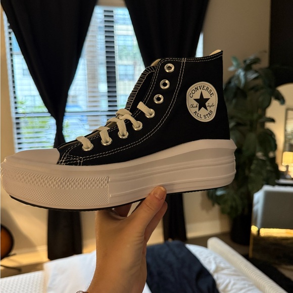 Converse Classic Black and White Sneakers - Picture 4 of 5